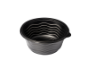 Салатник круглый SP-500 + крышка SP черный (1/ 150шт х4уп =600 )ЮУП 