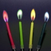  Свеча  "с днем рождения" с цветным пламенем (5шт) фото 7880