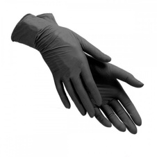 Перчатки AVIORA нитриловые черные L (1/100*10) Зонов