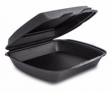 Ланч-бокс 1 секция черный  (1/130) Омск